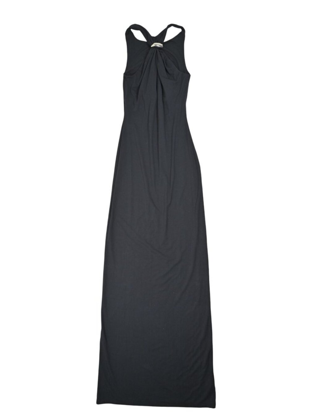 Khy x Grace Ling Pierced Halter Maxi Dress in Black